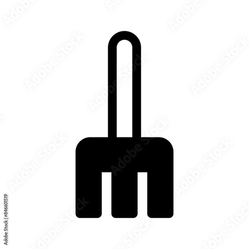 Pitchfork Icon Vector Symbol Design Illustration