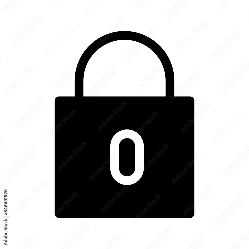 Lock Icon Vector Symbol Design Illustration Lock Icon Vector Symbol Design Illustration