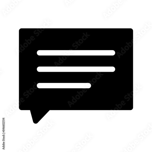 Message Icon Vector Symbol Design Illustration