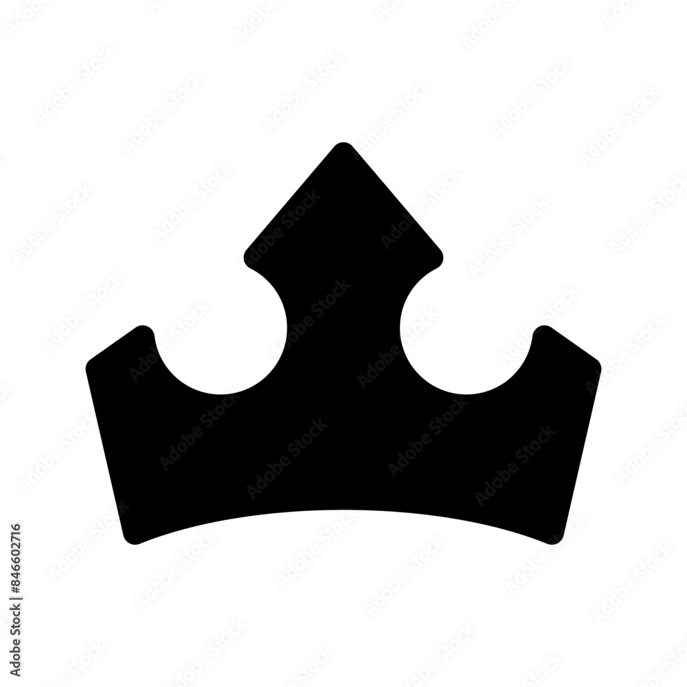 Crown Icon Vector Symbol Design Illustration Crown Icon Vector Symbol Design Illustration