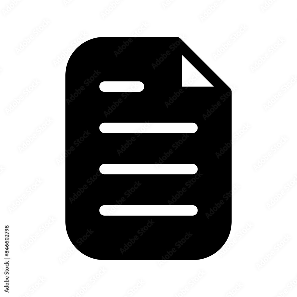 Document Icon Vector Symbol Design Illustration Document Icon Vector Symbol Design Illustration