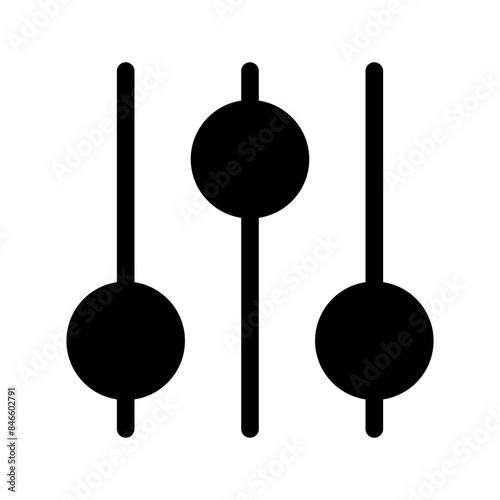 Equaliser Icon Vector Symbol Design Illustration