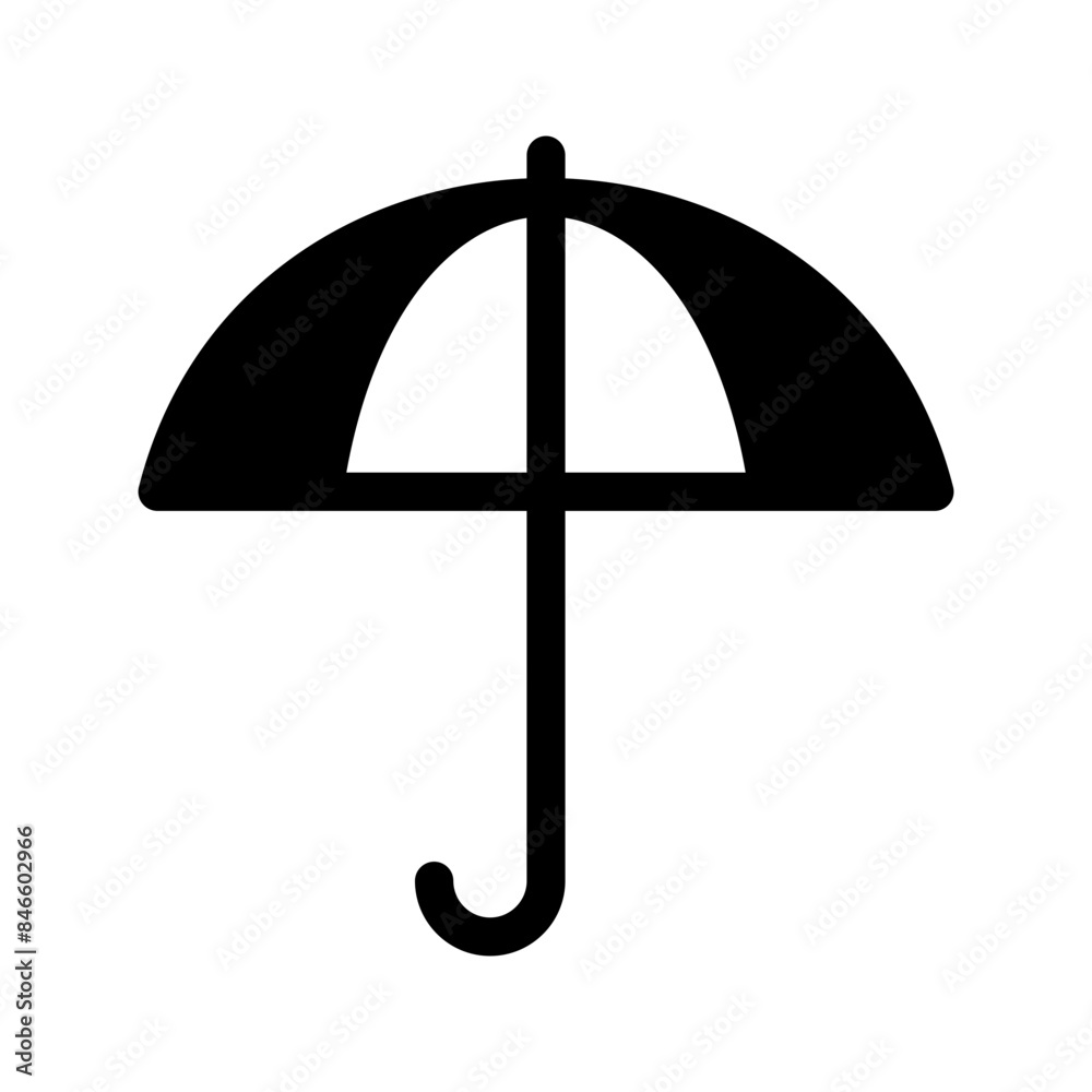 Umbrella Icon Vector Symbol Design Illustration Umbrella Icon Vector Symbol Design Illustration