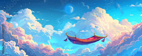 Underground subway station with commuters. Vector flat minimalistic isolated