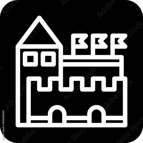 architecture and city,battlement,fortress,antique,castle,medieval,buildings,monument,construction.svg