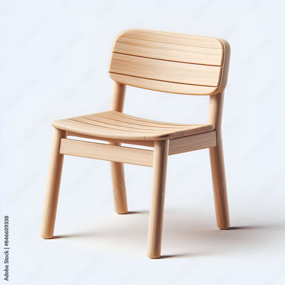 a Minimalist Wooden Chair a Minimalist Wooden Chair