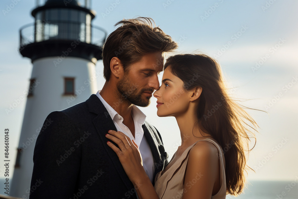 AI generated photo of beautiful sweet cute loving people romantic moment love and relationship concept AI generated photo of beautiful sweet cute loving people romantic moment love and relationship concept