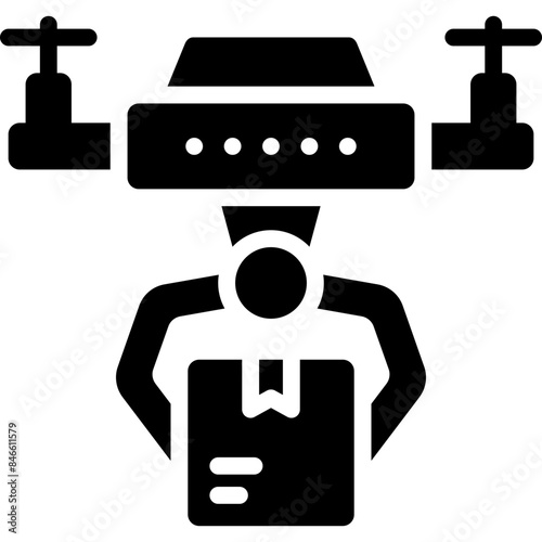 delivery drone icon