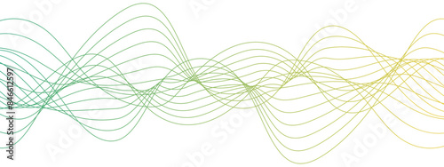Abstract Futuristic motion Curved modern glowing frequency stream sound wave technology lines. Frequency sound wave lines and technology curve lines. 