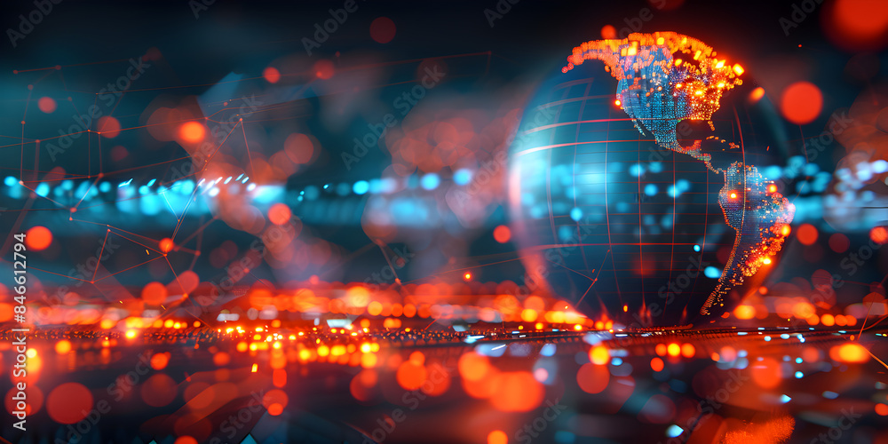 Global telecommunication and data transfer networks with global internet and artificial intelligence connectivity for communication technology Global telecommunication and data transfer networks with global internet and artificial intelligence connectivity for communication technology