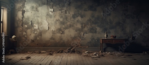 Interior of abandoned house...