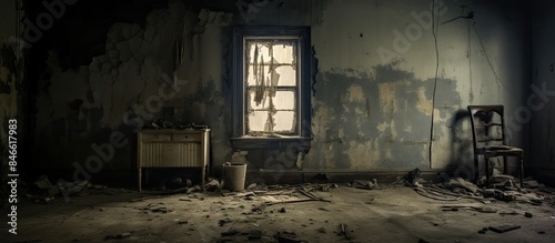 Interior of abandoned house...