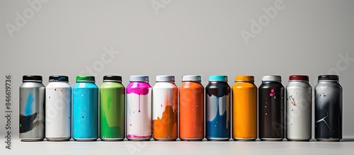 A collection of aerosol pai...