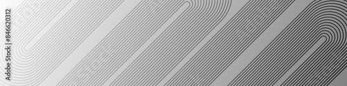 Gray and white abstract background with abstract stripes. Abstract modern background