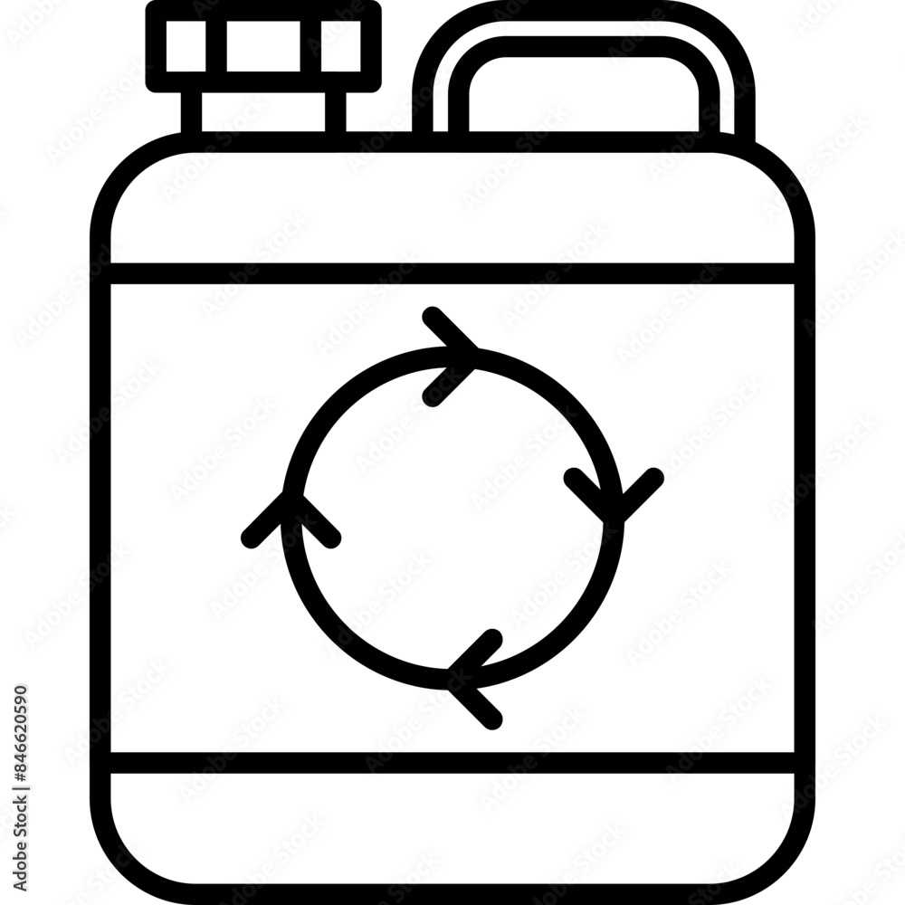 Diesel Recycling Icon Diesel Recycling Icon