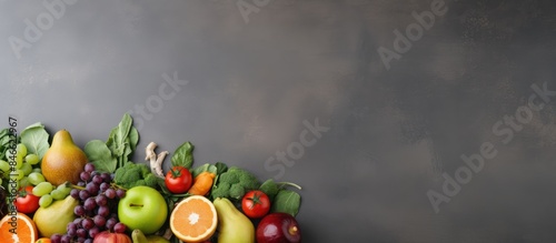 Assortment of healthy foods...