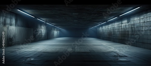 An urban tunnel interior de...