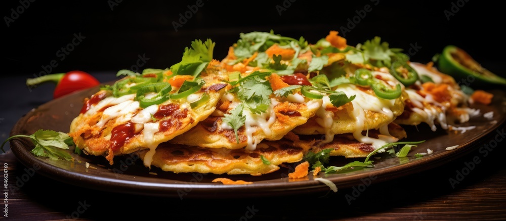 Surat's famous Cheese Tawa Locho with a creative presentation and enticing flavors, perfect for foodies