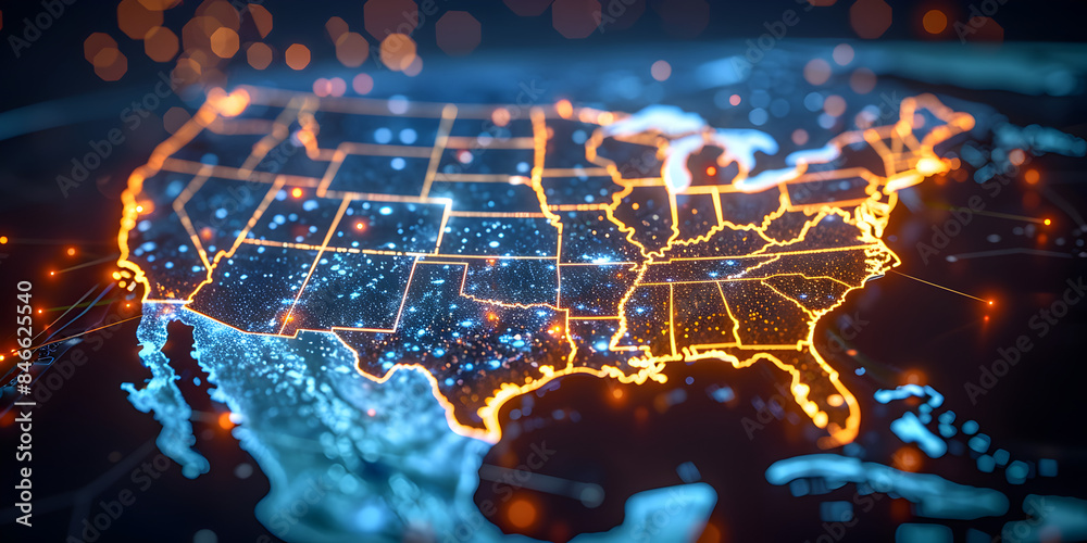 United States of America USA telecommunication and data transfer networks with global internet and artificial intelligence connectivity for communication technology United States of America USA telecommunication and data transfer networks with global internet and artificial intelligence connectivity for communication technology