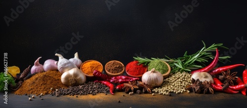 Close up view of a variety ...