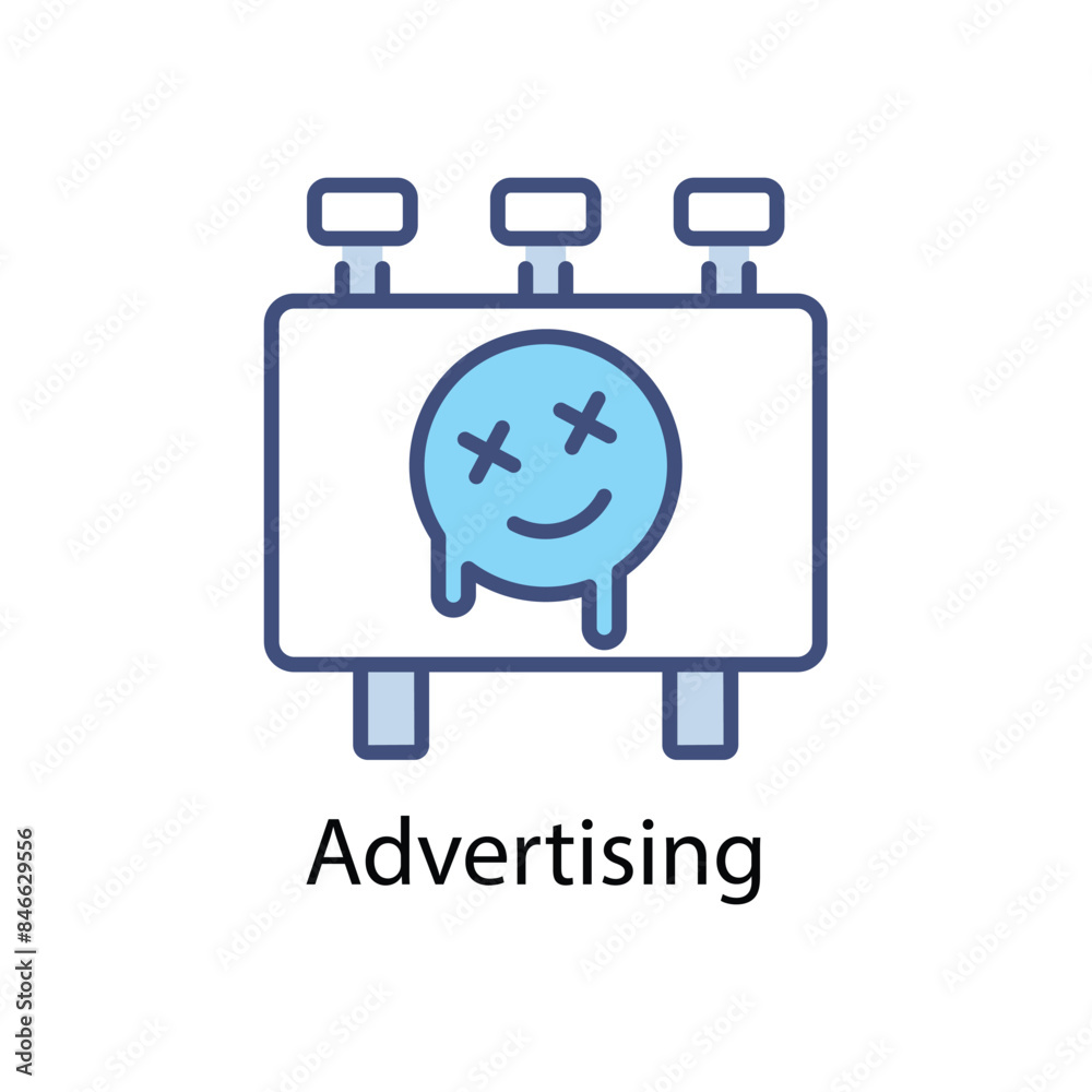 Advertising vector icon Advertising vector icon