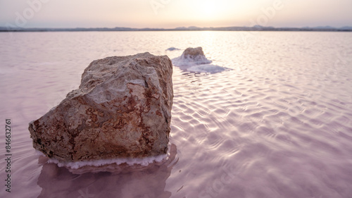 Salt Rock at Sunset photo