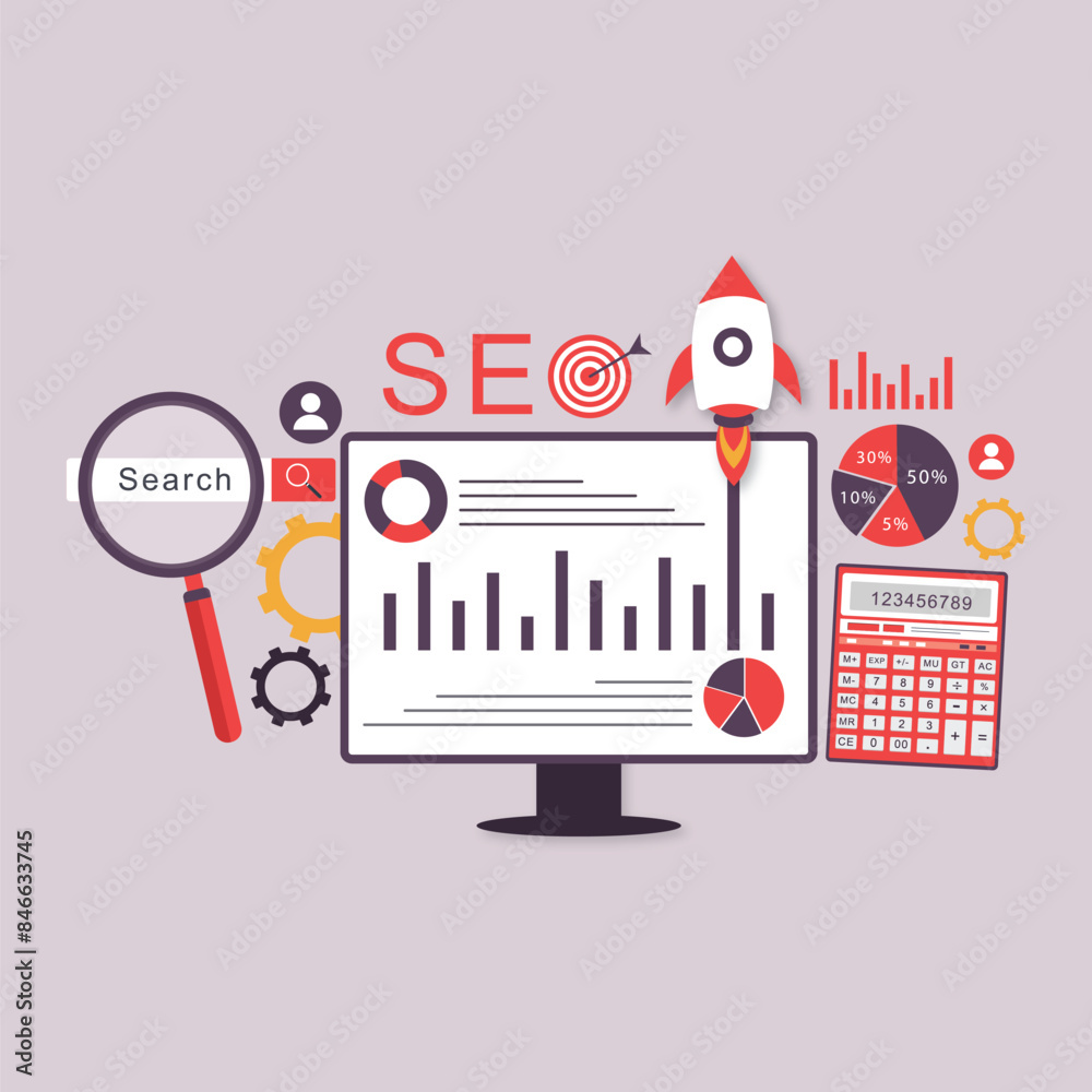 Analysis report research result, chart and diagram dashboard, financial graph statistics, analyze data, SEO or optimization concept, businessman with magnifying glass analyze research chart Analysis report research result, chart and diagram dashboard, financial graph statistics, analyze data, SEO or optimization concept, businessman with magnifying glass analyze research chart