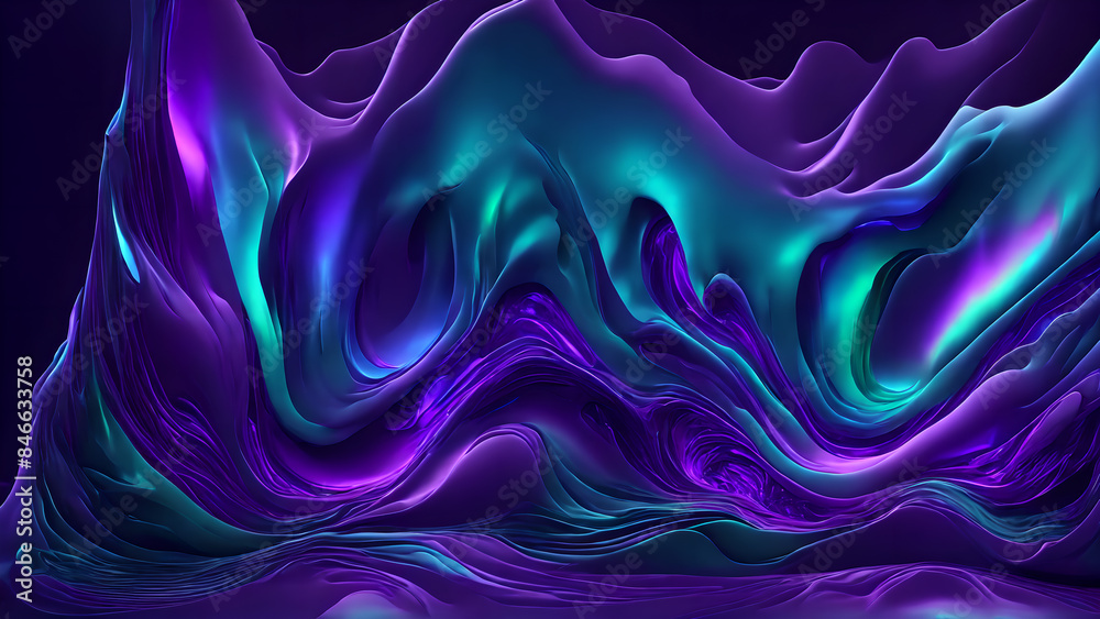 Obraz premium Aurora Borealis abstract background wallpaper