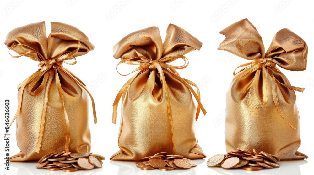 Golden Bags with Coins, Generative AI