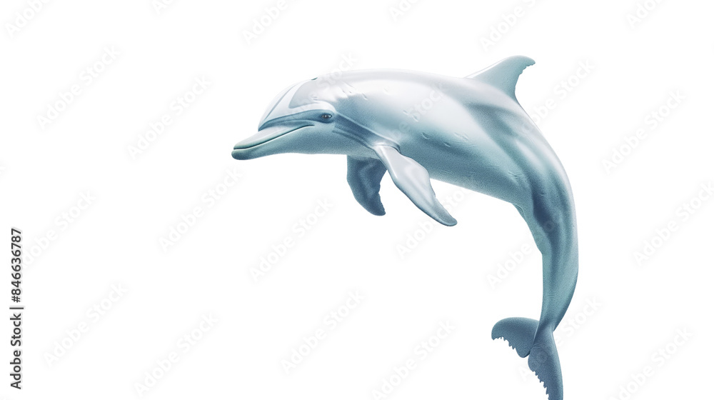Fototapeta premium Dolphin on a transparent background