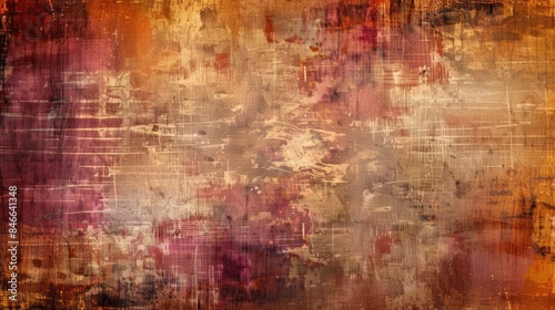 Abstract old background with vintage distressed texture pattern and artistic design