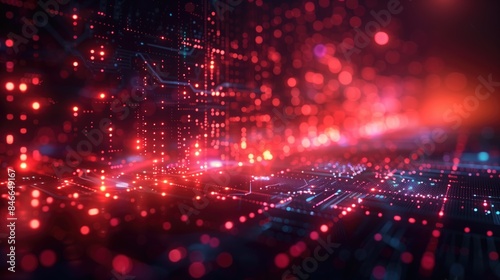Advanced Medical Tech and Innovative Healthcare Presentation Background