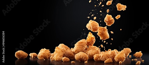 Popcorn chicken falling wit...