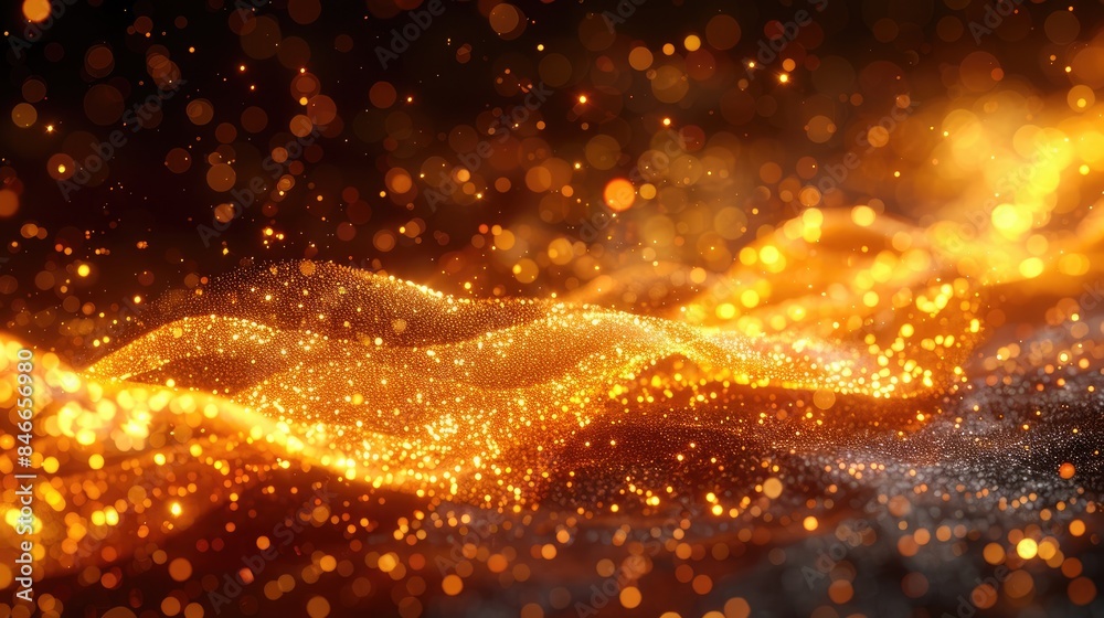 Naklejka premium Celebration concept - abstract wallpaper about party, rave and fun in 8K created with generative ai technology 