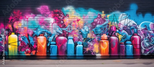 Vivid spray bottles display...