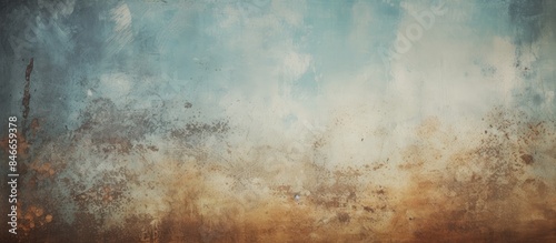 Grunge background with scratches and film effects, providing a vintage look with dust particles, perfect for adding text or images in the copy space image.