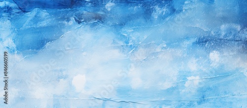 Blue painted color texture ...