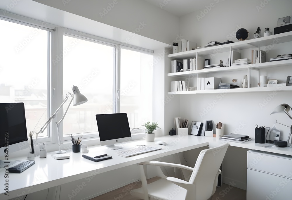 minimalist interior design style futuristic home office sleek furniture state of the art technology minimalist interior design style futuristic home office sleek furniture state of the art technology