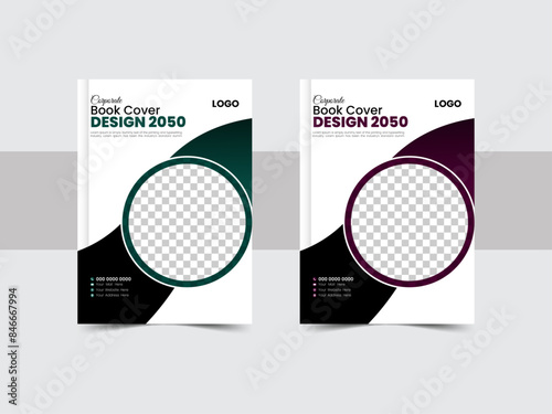 Corporate business book cover design. professional design for corporate business. 