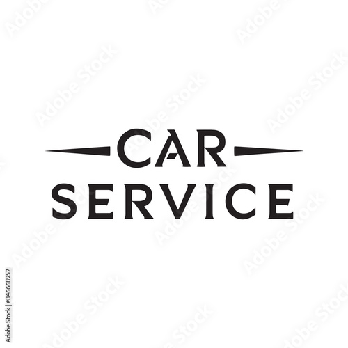 Car service text vector