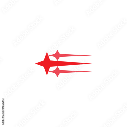 Meteor icon logo design illustration template vector.