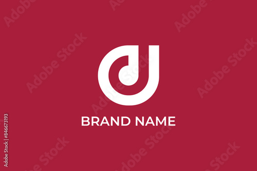D letter vector, letter D music note iconic logo, letter J music note 3d, letter D music logo collection, logomark