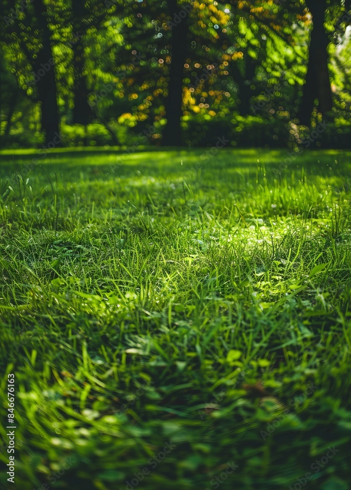 Grassy Field With Trees in Background Grassy Field With Trees in Background