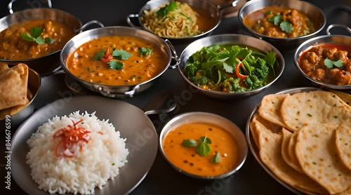 Aromatic Indian Biryani. Flavorful Rice Delight