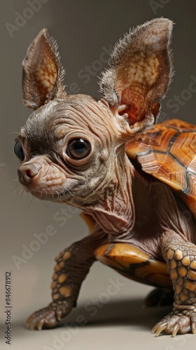 a cross breed between chihuahua and tortoise photo