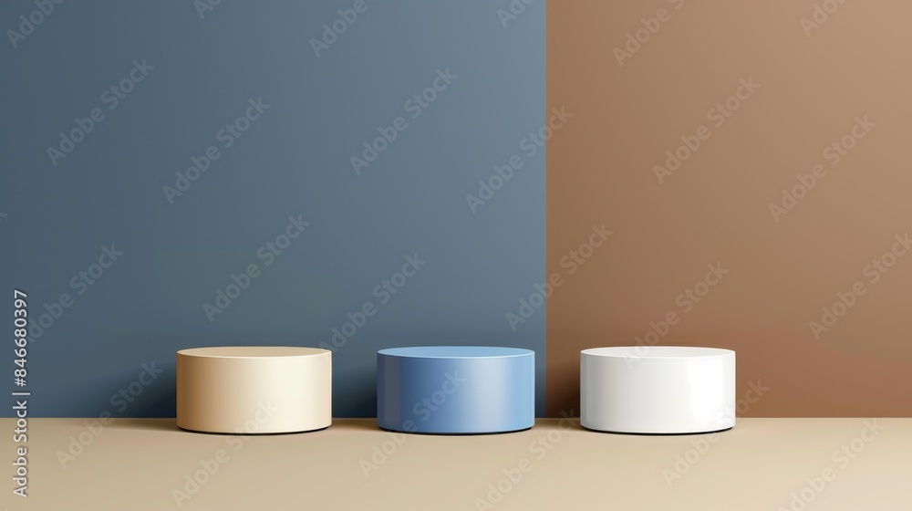Podium or dais for showcase product. advertising concept Podium or dais for showcase product. advertising concept