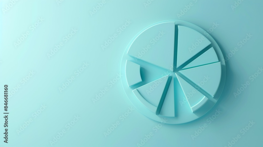 Business impact analysis on light blue background Business impact analysis on light blue background