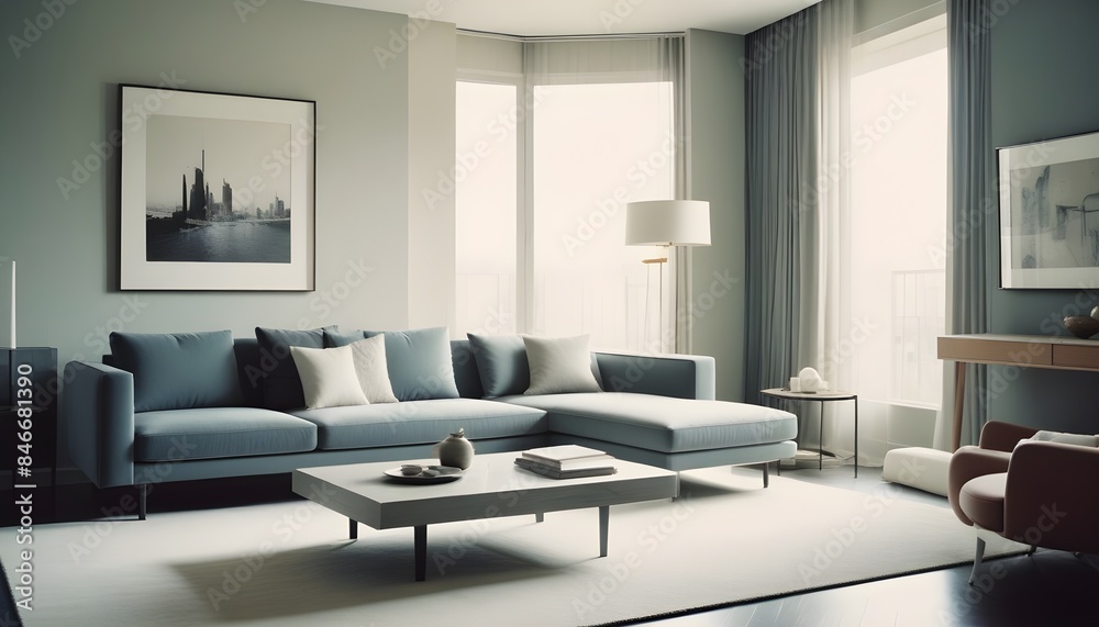 minimalist interior design style futuristic home office sleek furniture state of the art technology