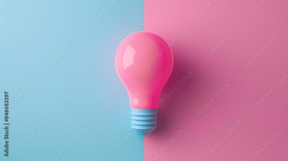 Minimalist graphic design of a light bulb with subtle shadow effects providing a clean and modern feel Minimalist graphic design of a light bulb with subtle shadow effects providing a clean and modern feel