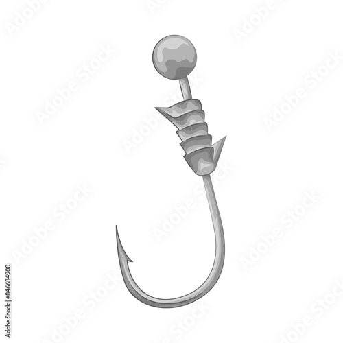 Illustration of fishing hook 